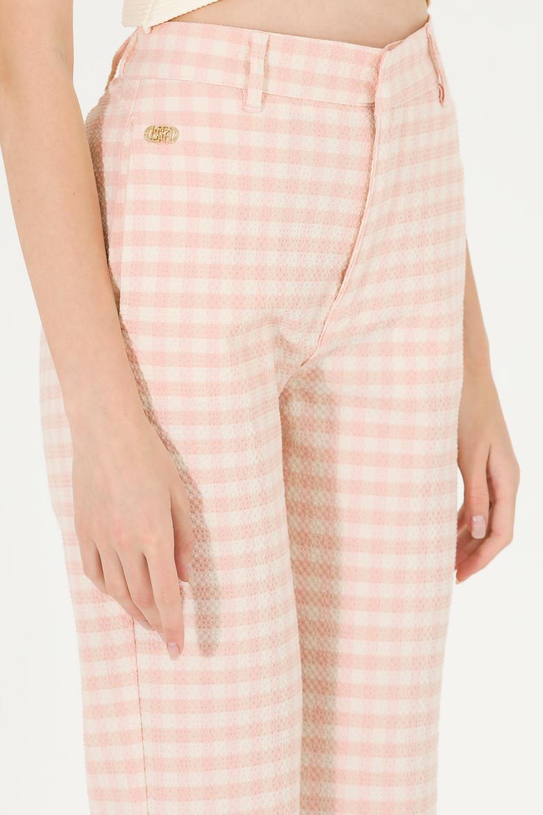 Kadın Pudra Carrot High Waist Fit Pantolon - 50263205003