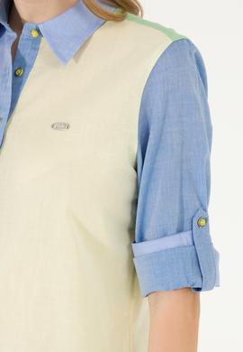 Kadın Neon Sarı Uzun Kollu Gömlek - 50264059003