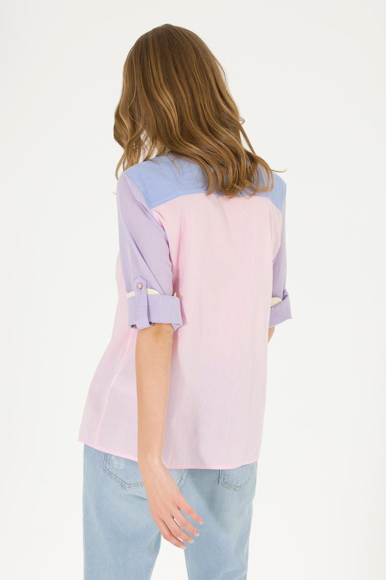 Kadın Manolya Uzun Kollu Gömlek - 50264059011