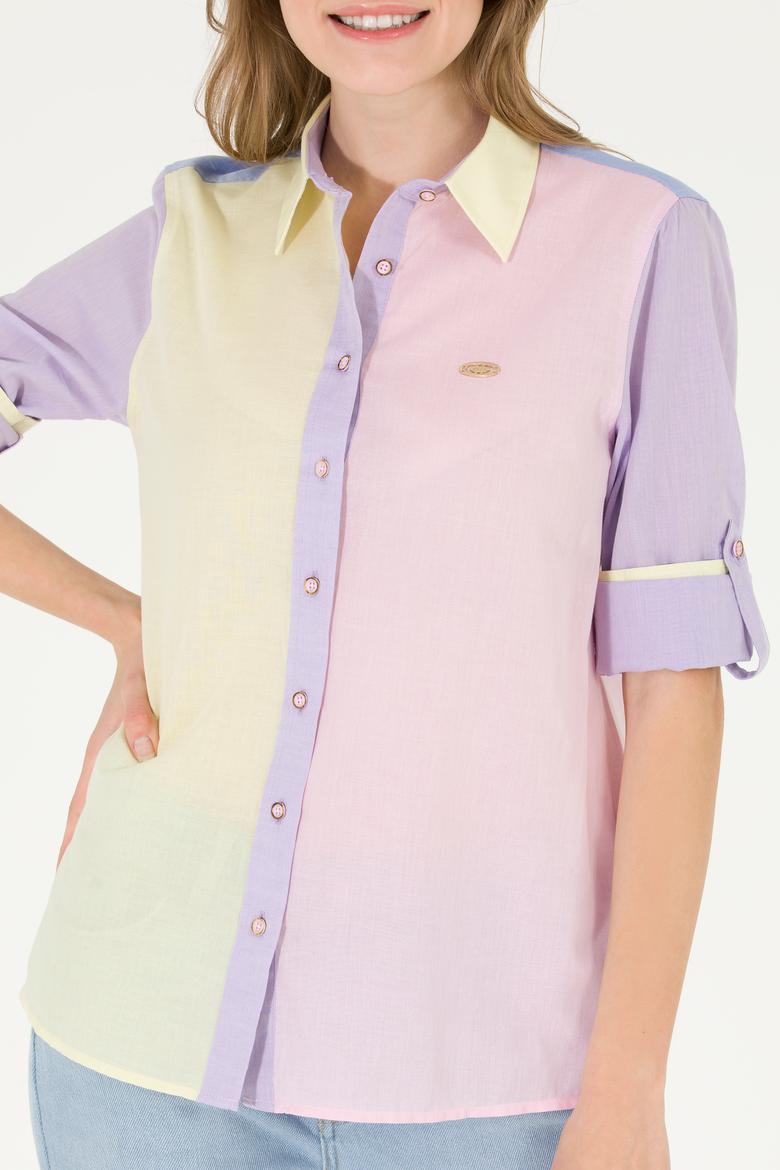 Kadın Manolya Uzun Kollu Gömlek - 50264059011