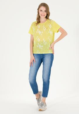 Kadın Mavi Mom High Waist Fit Jean Pantolon - 50266288003