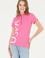 Kadın Pembe Polo Yaka Tişört