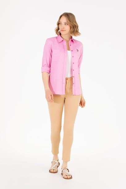 Kadın Camel Toothpick Fit Pantolon