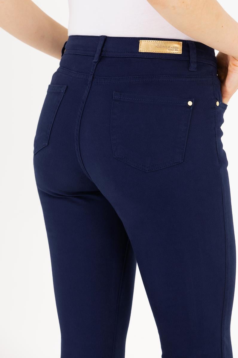 Kadın Lacivert Toothpick Fit Pantolon