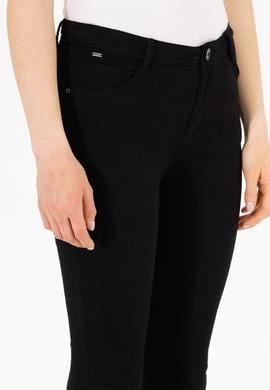 Kadın Siyah Toothpick Fit Pantolon - 50263208020