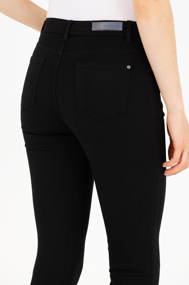 Kadın Siyah Toothpick Fit Pantolon