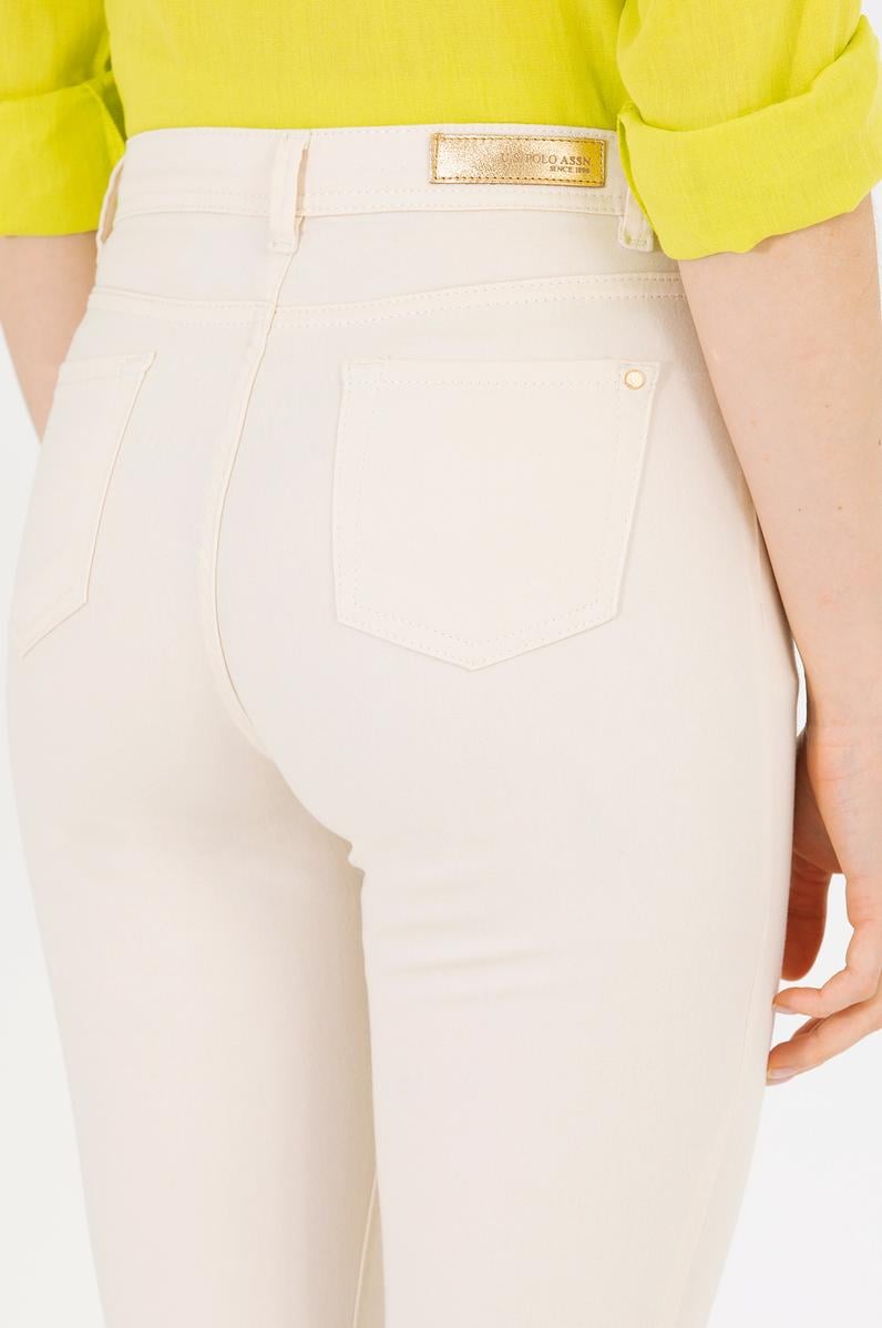 Kadın Krem Pantolon