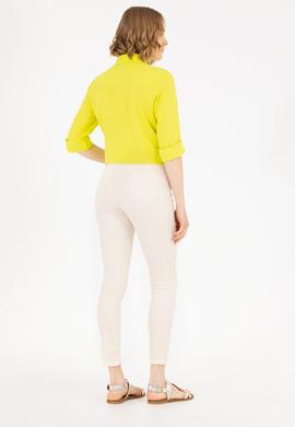 Kadın Krem Pantolon - 50263208039