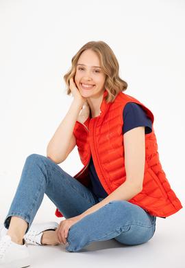 Kadın Kırmızı Yelek - 50261412022