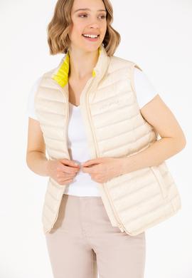 Kadın Bej Yelek - 50261412038