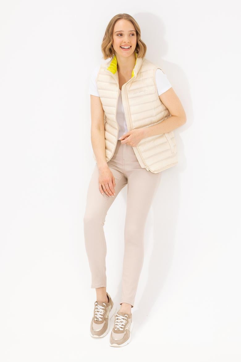 Kadın Bej Yelek - 50261412038