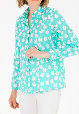 Kadın Mint Uzun Kollu Gömlek - 50263742010