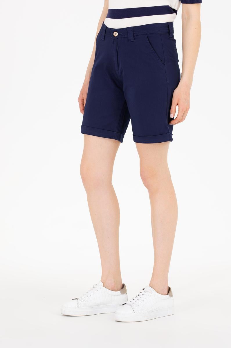 Kadın Lacivert Dokuma Şort