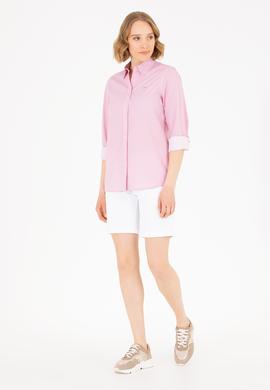 Kadın Kırmızı Uzun Kollu Gömlek - 50263747004