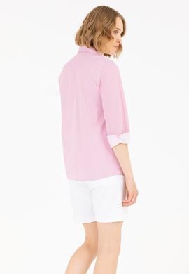 Kadın Kırmızı Uzun Kollu Gömlek - 50263747004