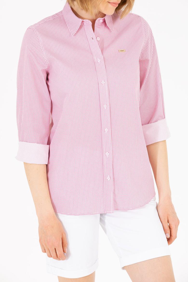 Kadın Kırmızı Uzun Kollu Gömlek - 50263747004