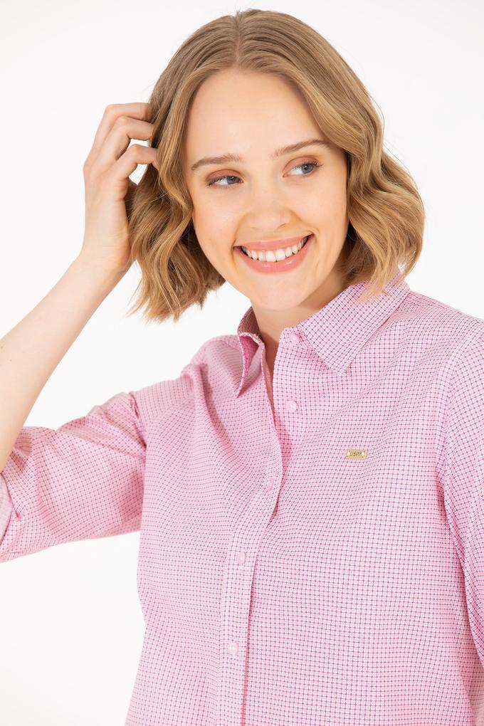 Kadın Kırmızı Uzun Kollu Gömlek