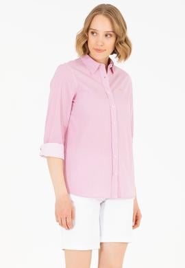 Kadın Kırmızı Uzun Kollu Gömlek - 50263747004