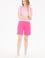 Kadın Pembe Dokuma Şort