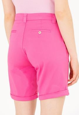 Kadın Pembe Dokuma Şort - 50263220016