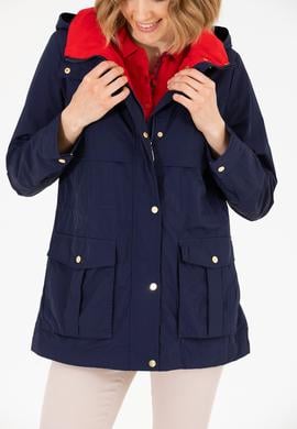 Kadın Lacivert Kaban - 50263844005