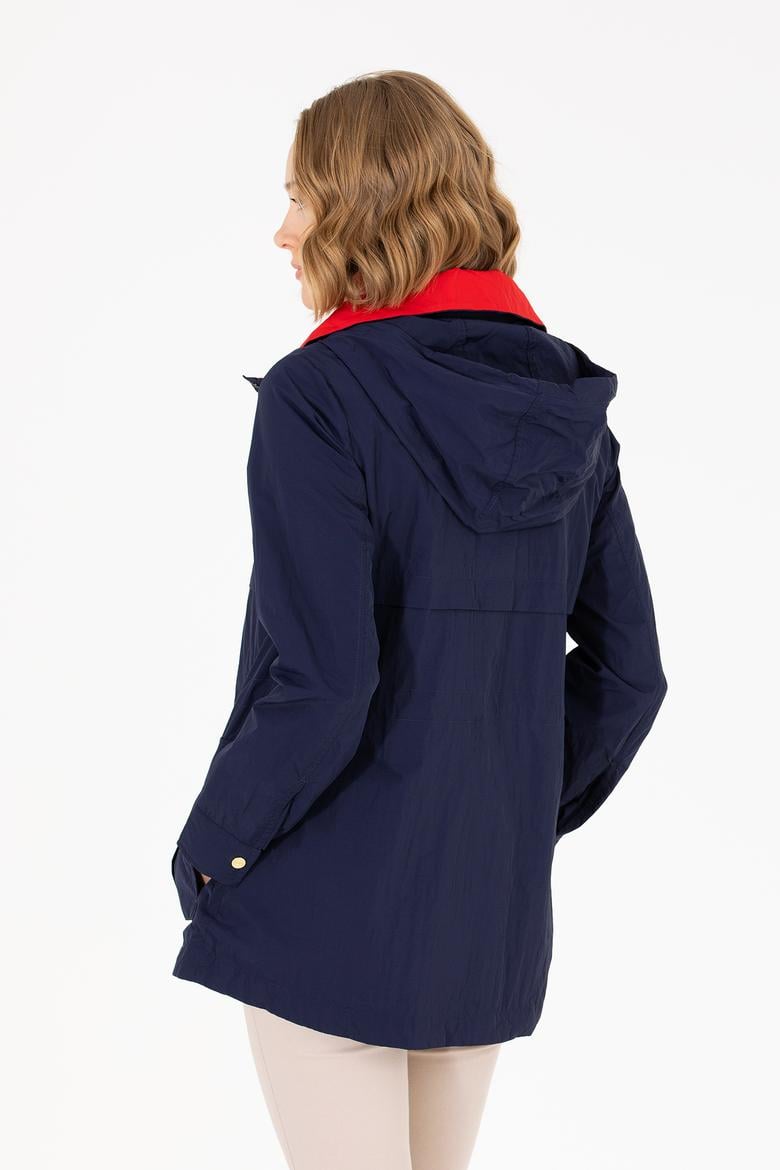 Kadın Lacivert Kaban - 50263844005