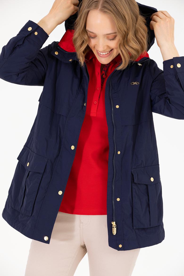 Kadın Lacivert Kaban