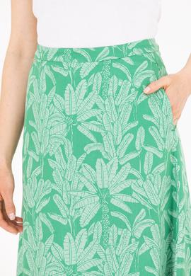 Kadın Yeşil Dokuma Etek - 50263211012