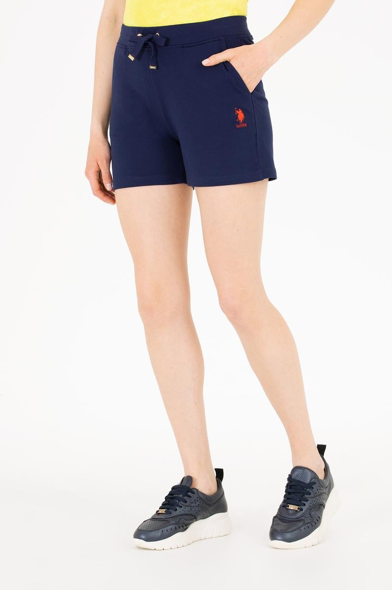 Kadın Lacivert Örme Şort