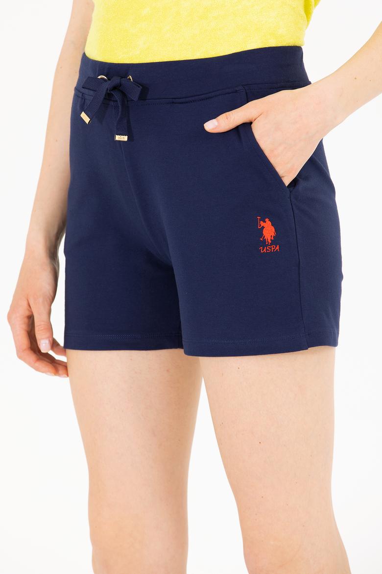 Kadın Lacivert Örme Şort - 50262609004