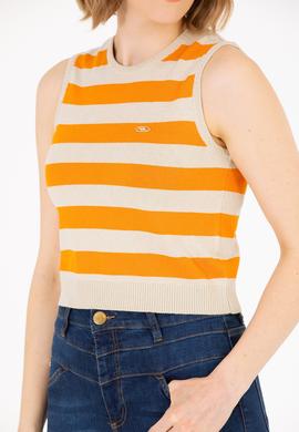 Kadın Turuncu Bisiklet Yaka Kazak - 50264623010