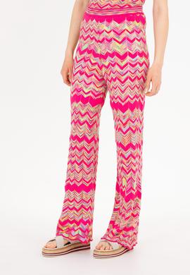 Kadın Pembe Triko Pantolon - 50265407006