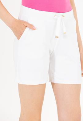 Kadın Beyaz Örme Şort - 50262609022