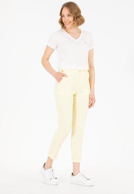 Kadın Neon Sarı Carrot Fit Pantolon - 50263202011