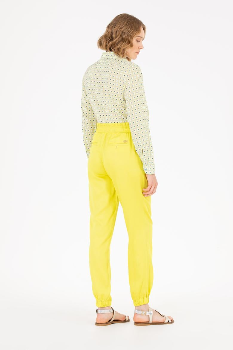Kadın Neon Sarı Pantolon - 50263204005