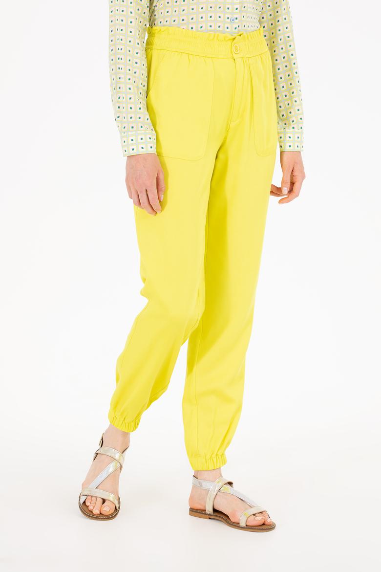Kadın Neon Sarı Pantolon - 50263204005