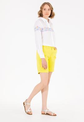 Kadın Mavi Uzun Kollu Gömlek - 50263744003