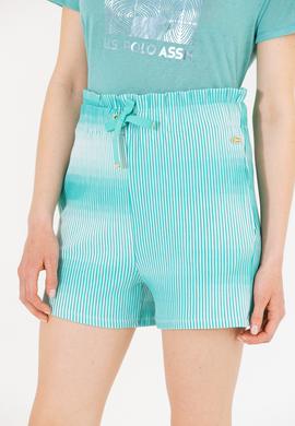 Kadın Mint Örme Şort - 50263798022