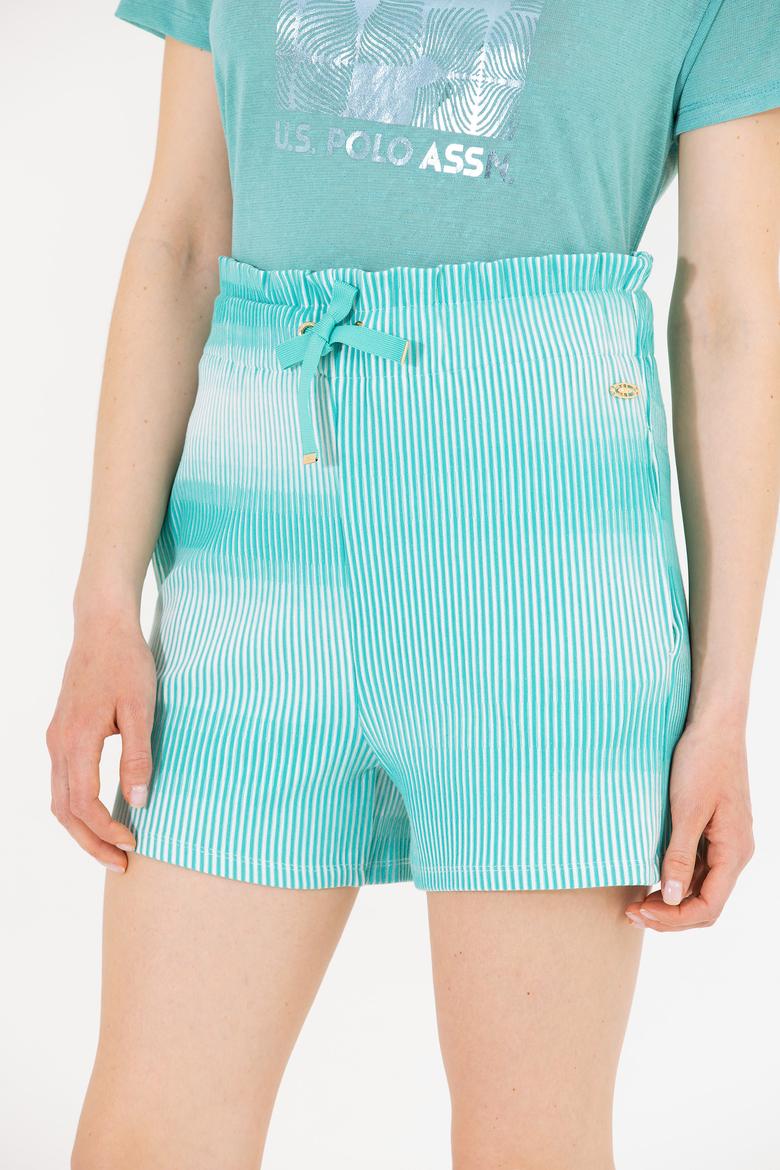 Kadın Mint Örme Şort - 50263798022