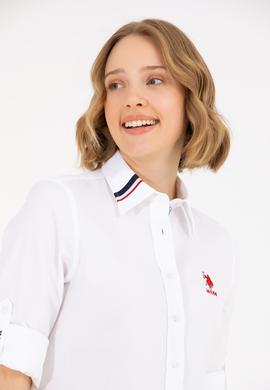 Kadın Beyaz Uzun Kollu Gömlek - 50264058028