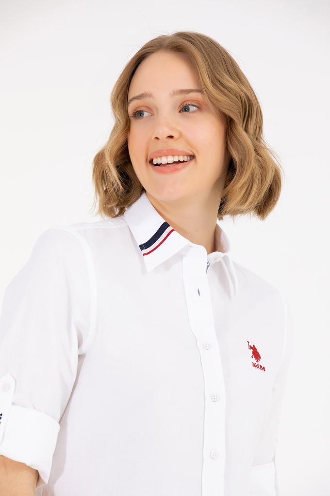 Kadın Beyaz Uzun Kollu Gömlek