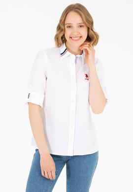 Kadın Beyaz Uzun Kollu Gömlek - 50264058028