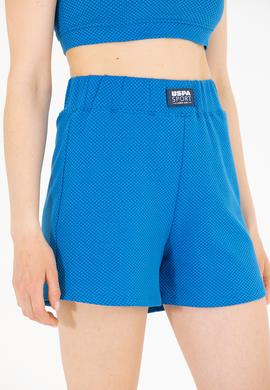 Kadın Saks Örme Şort - 50264208030