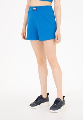 Kadın Saks Örme Şort - 50264208030