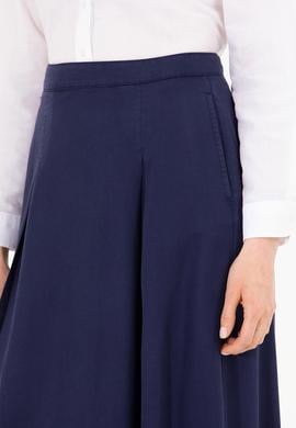 Kadın Lacivert Dokuma Etek - 50265538002