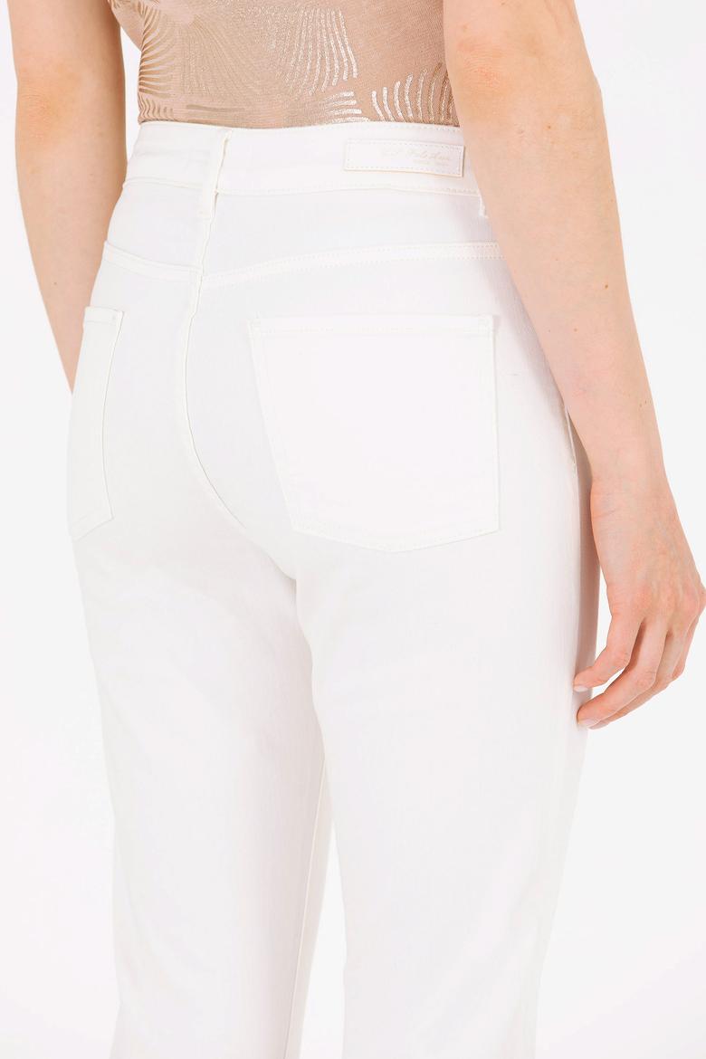 Kadın Beyaz Slim Hight Waist Fit Jean Pantolon - 50263774019