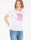 Kadın Ekru Bisiklet Yaka Tişört