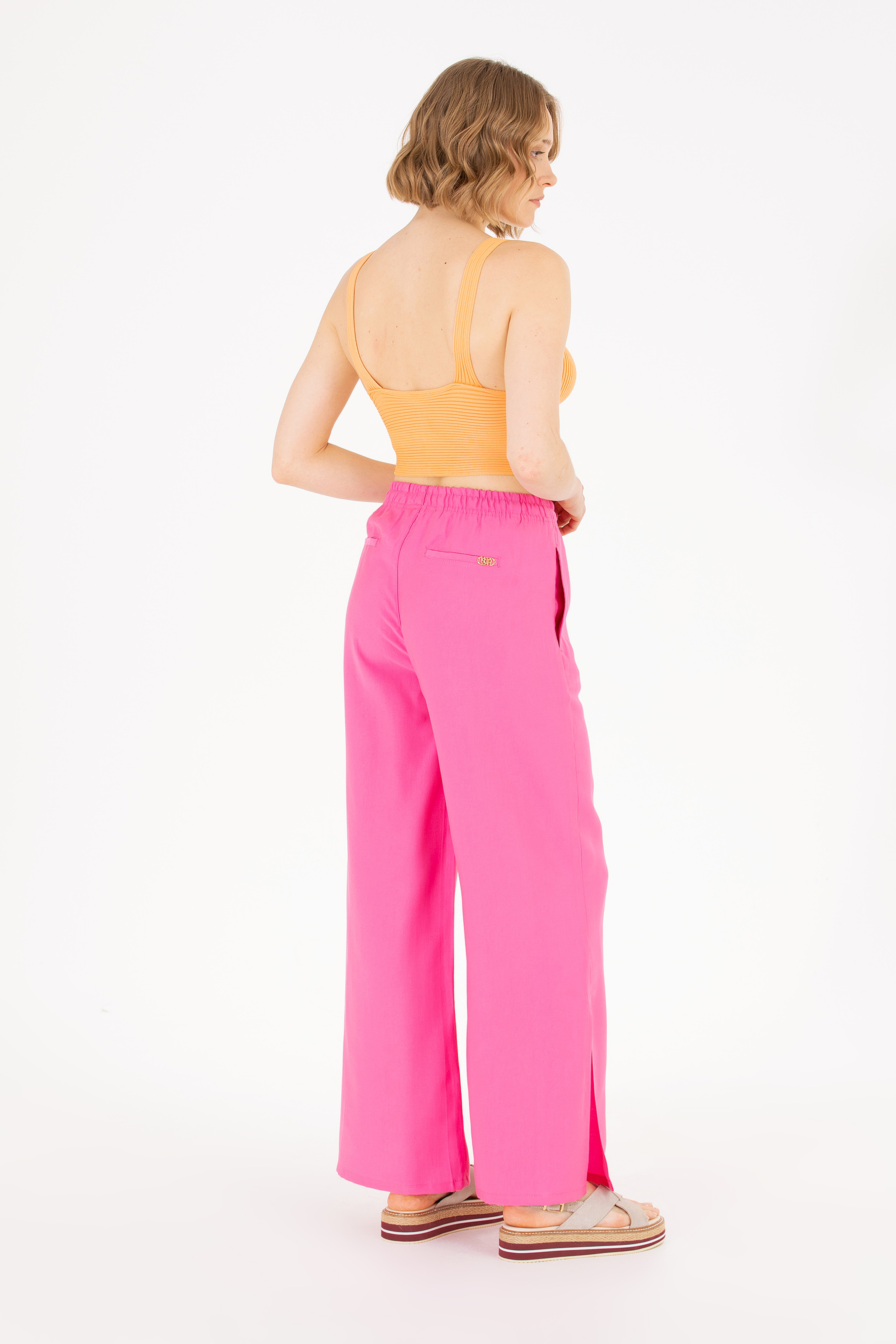 Kadın Pembe Pantolon - Image 4