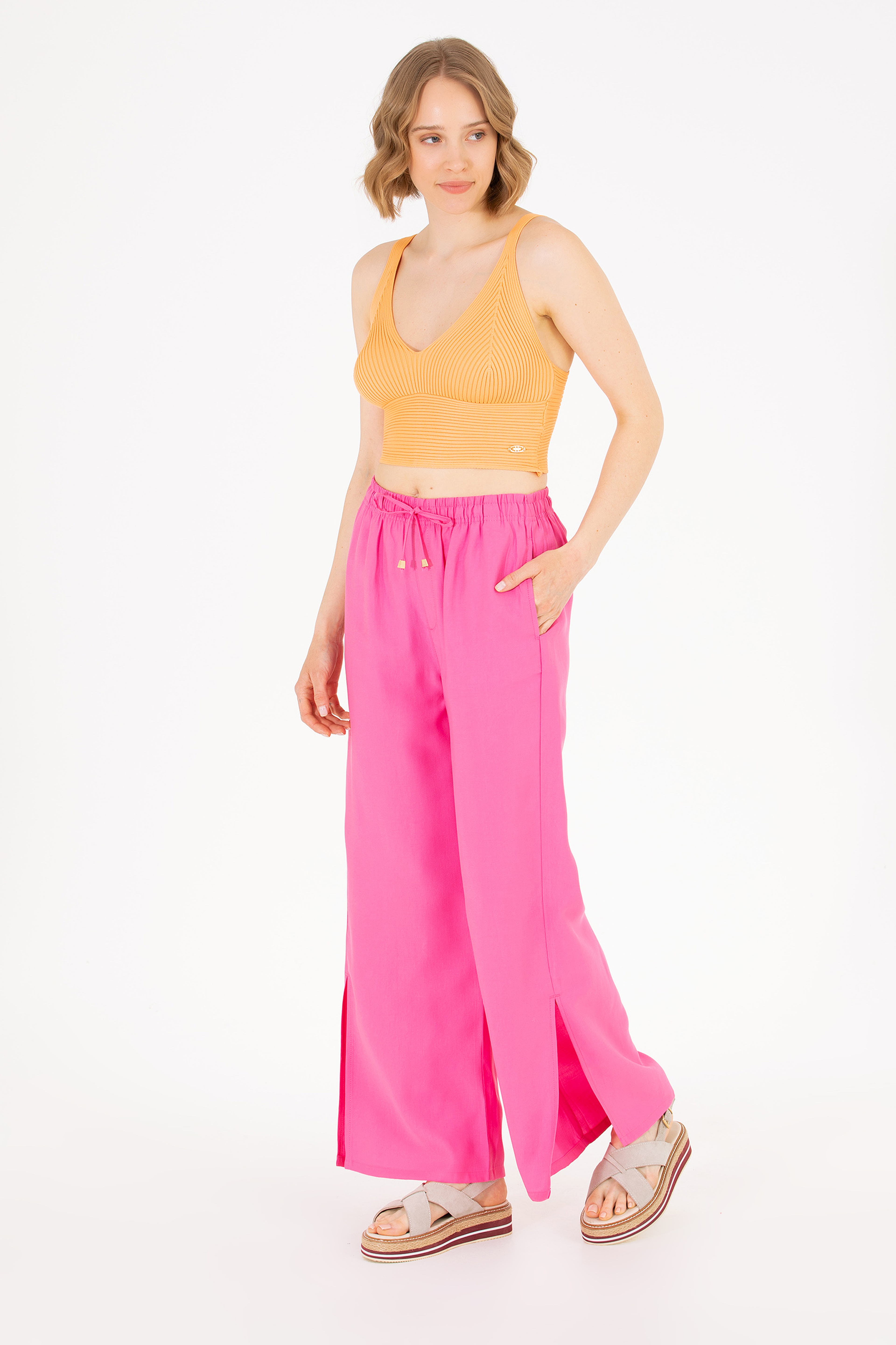 Kadın Pembe Pantolon - Image 3