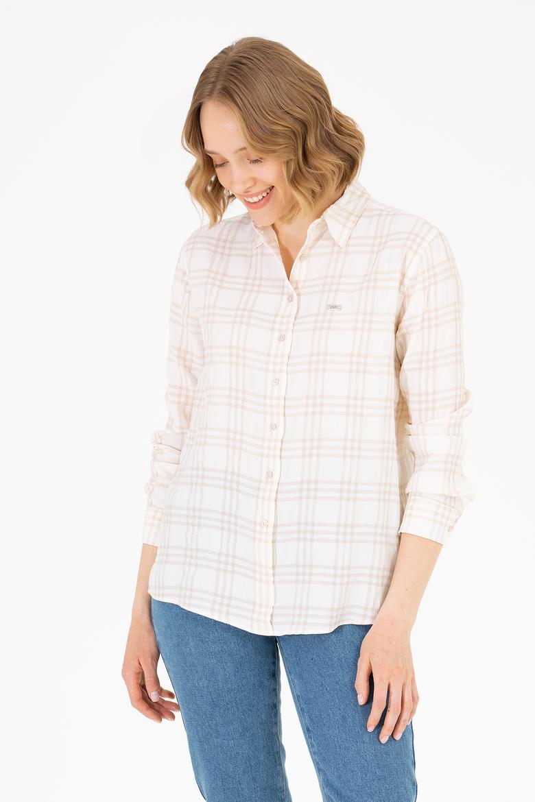 Kadın Taş Uzun Kollu Gömlek - 50264951051